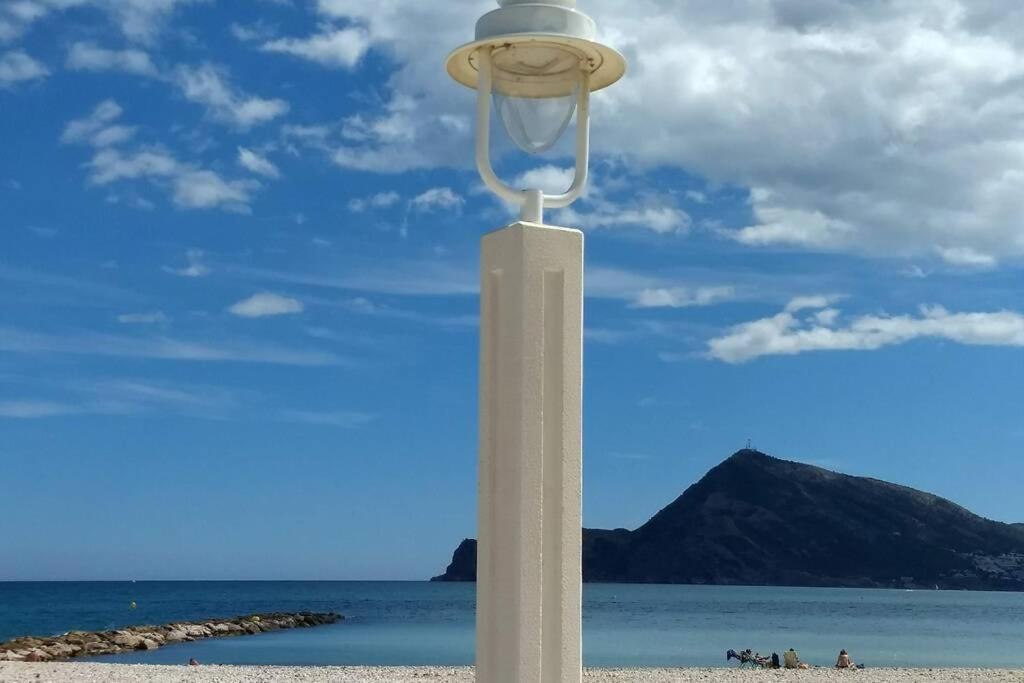 Beachfront Apt! Ac - Pool - Parking Leilighet Altea Eksteriør bilde